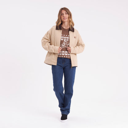 Campera Abrigo Dakota Oatmilk