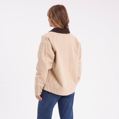 Campera Abrigo Dakota Oatmilk