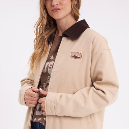 Campera Abrigo Dakota Oatmilk
