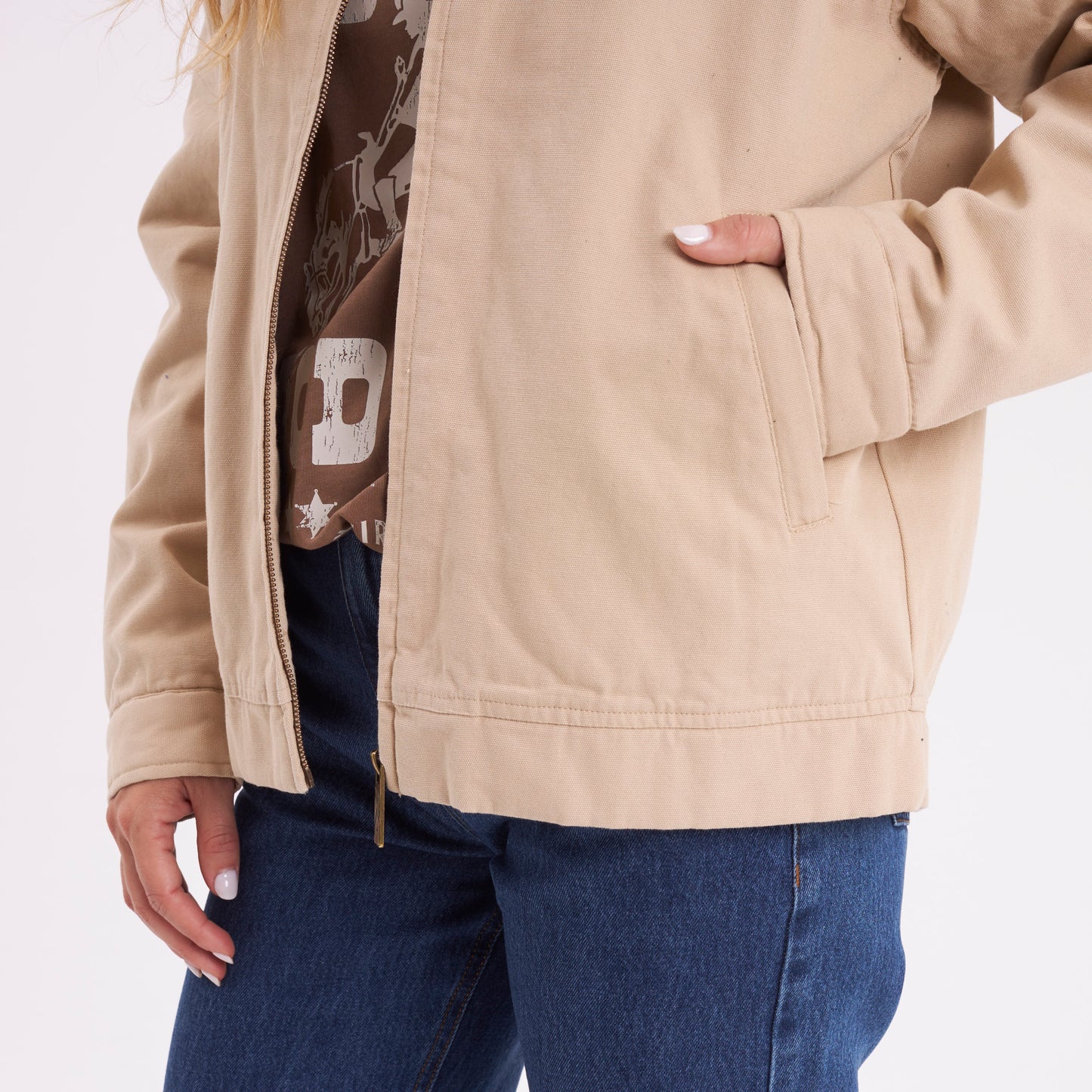 Campera Abrigo Dakota Oatmilk