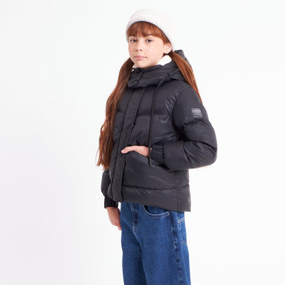 Campera Abrigo Shallow Coat Girls Black