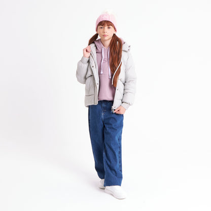 Campera Abrigo Shallow Coat Girls Mirage Gray
