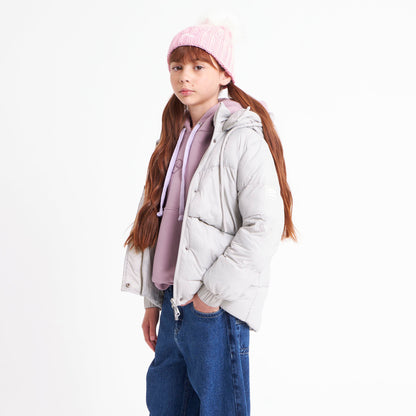 Campera Abrigo Shallow Coat Girls Mirage Gray