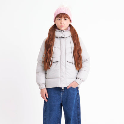 Campera Abrigo Shallow Coat Girls Mirage Gray