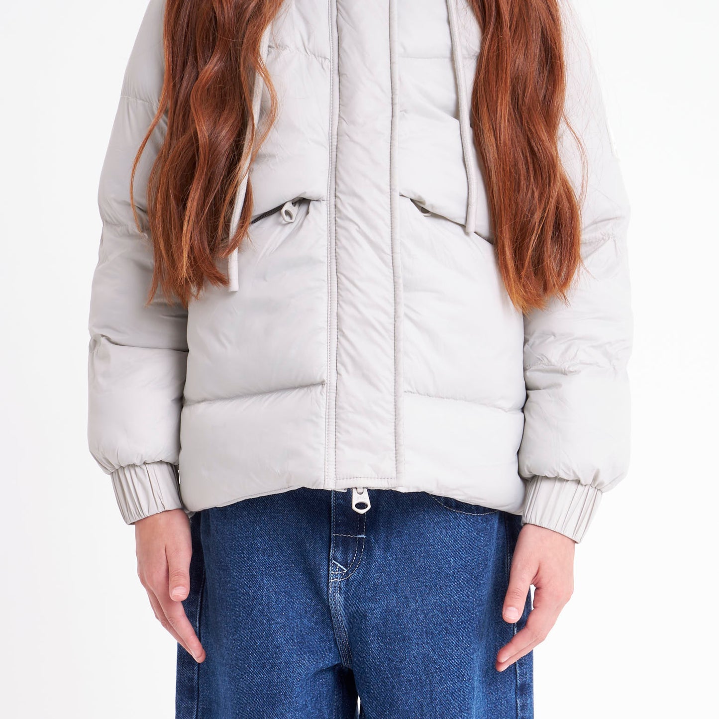 Campera Abrigo Shallow Coat Girls Mirage Gray