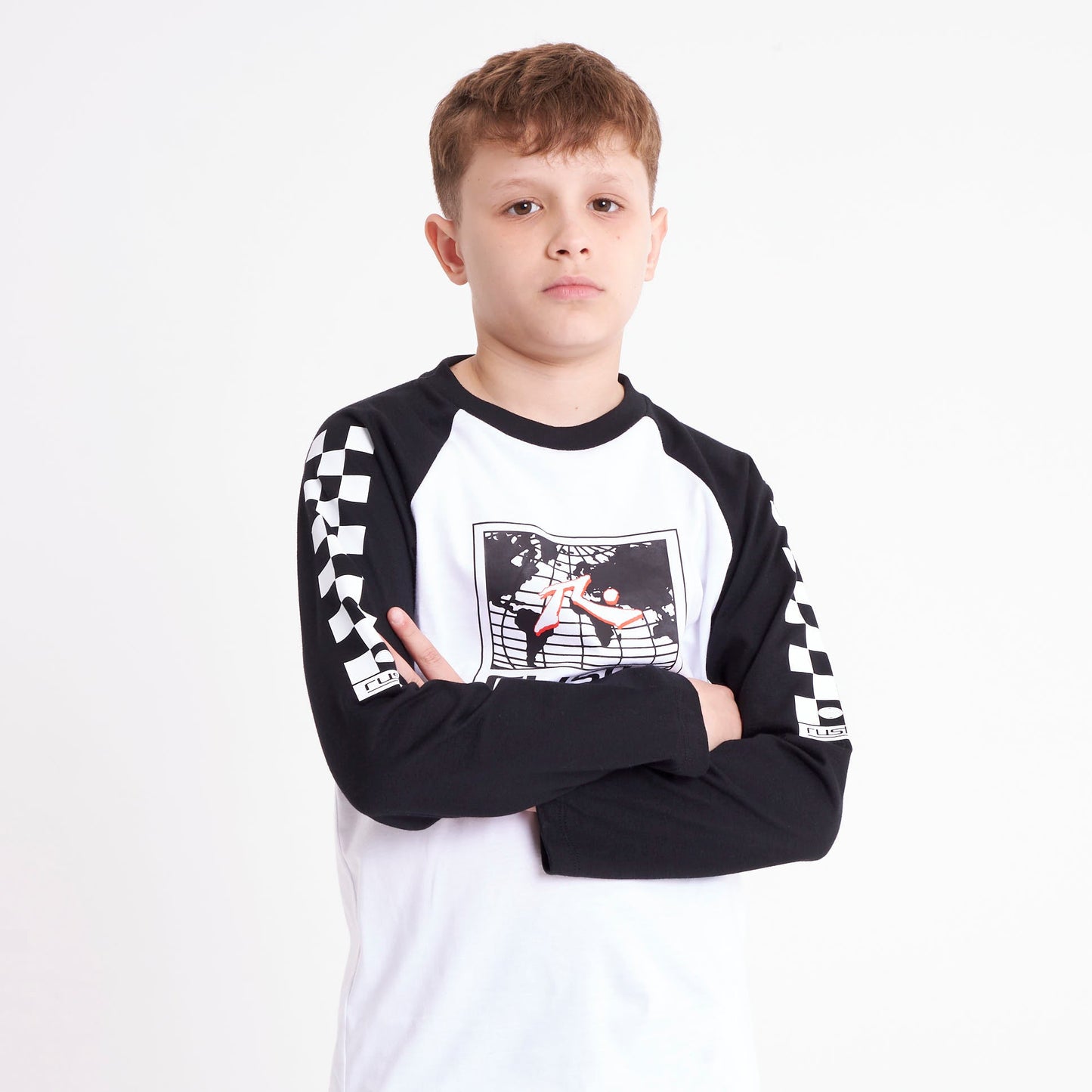 Remera Tournament Junior White/Black