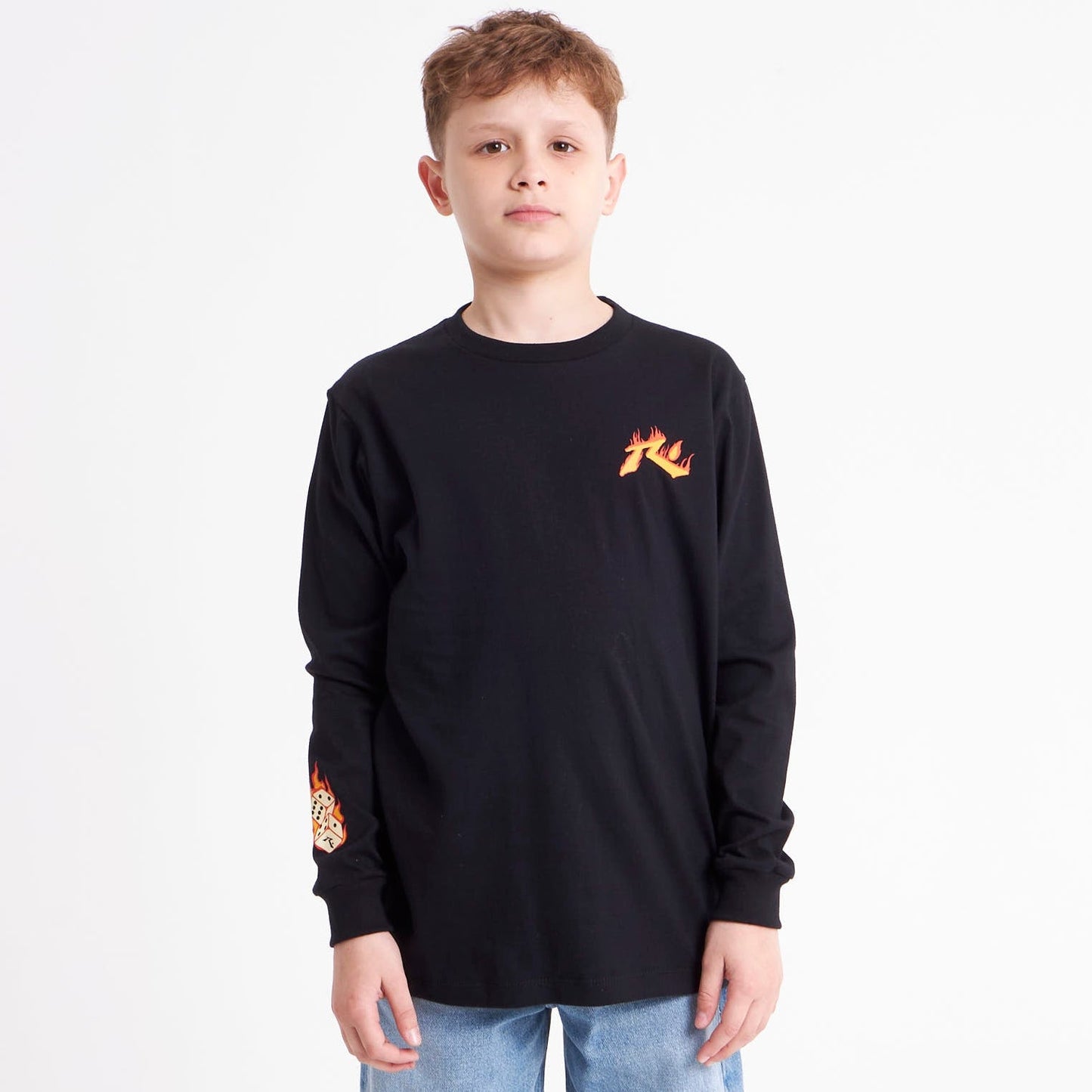 Remera On Fire Junior Black