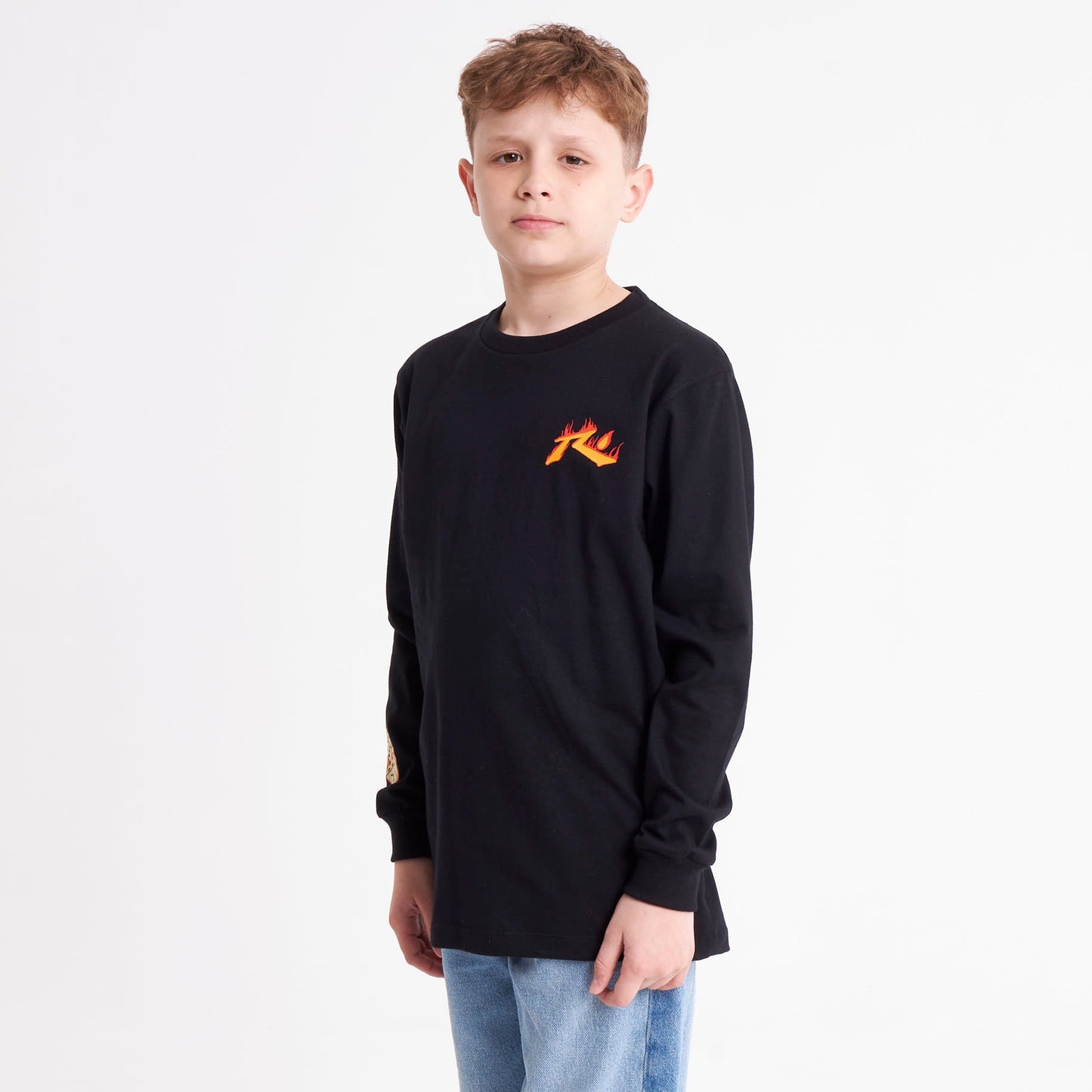 Remera On Fire Junior Black