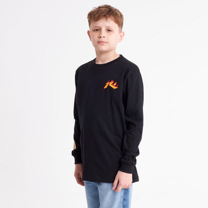 Remera On Fire Junior Black