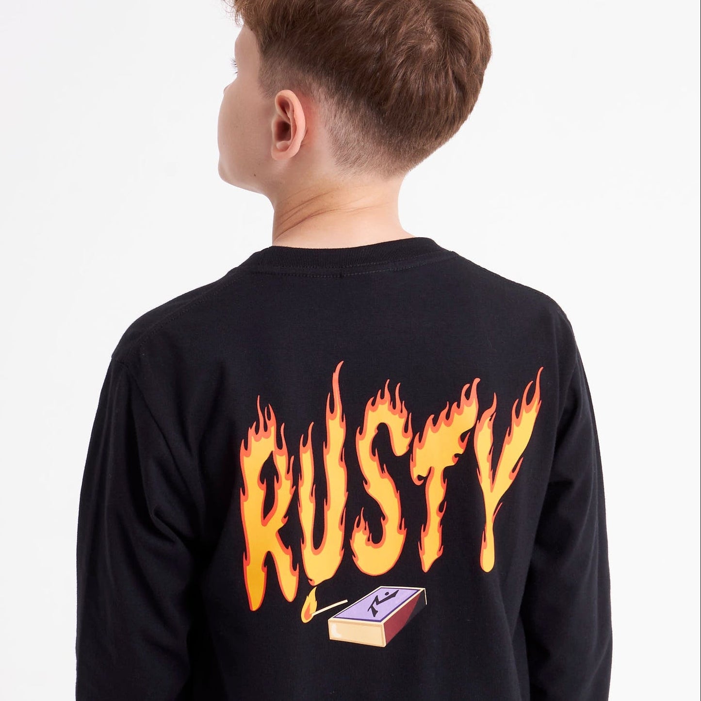 Remera On Fire Junior Black