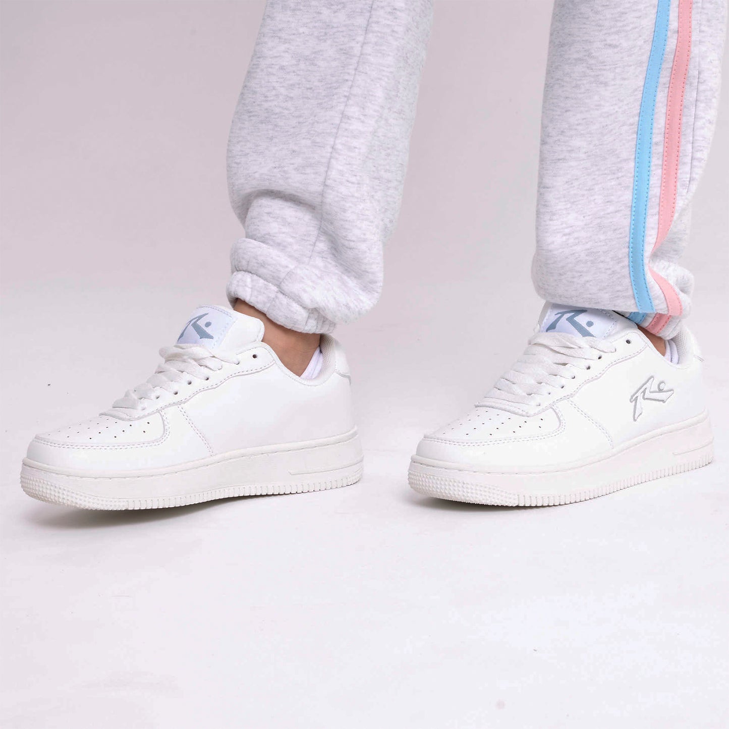 Jogging Girls Team Varsity Cuff Ecru Marle