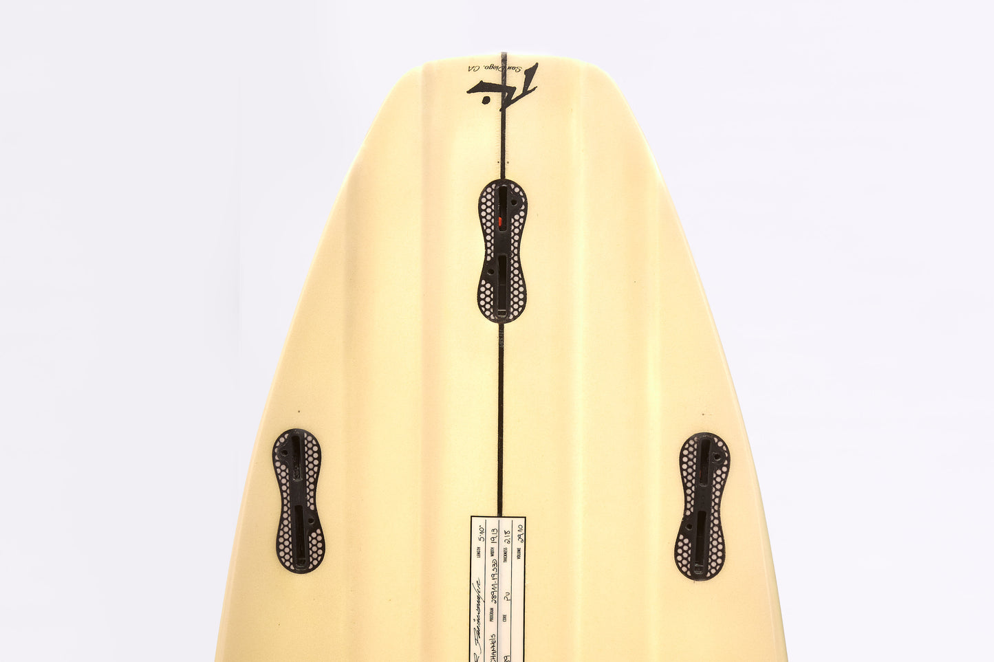 Surfboard Blade Channels 6' 0''