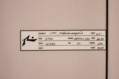Surfboard D Min 6' 1''