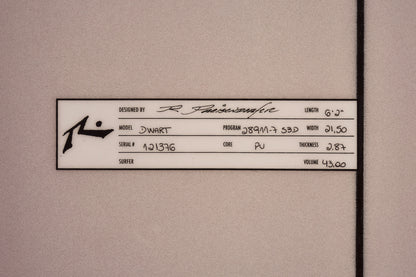 Surfboard Dwart 6' 2'' (43,00)