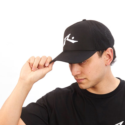 Gorra Rusty Anchor Trucker Negra