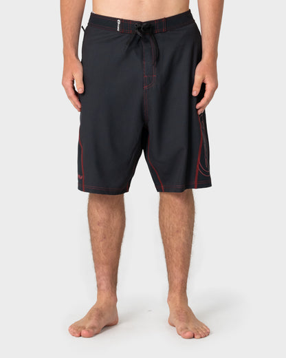 Boardshort Hydro-Surge Fixed Waist Black 1