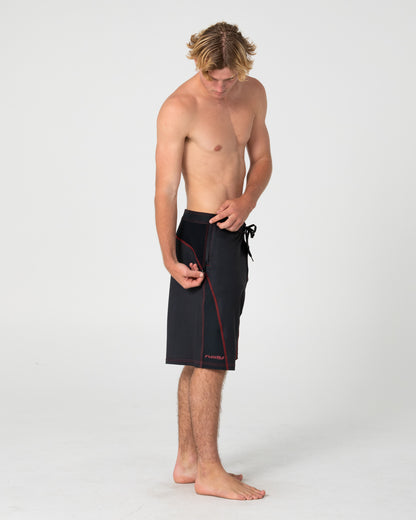 Boardshort Hydro-Surge Fixed Waist Black 1