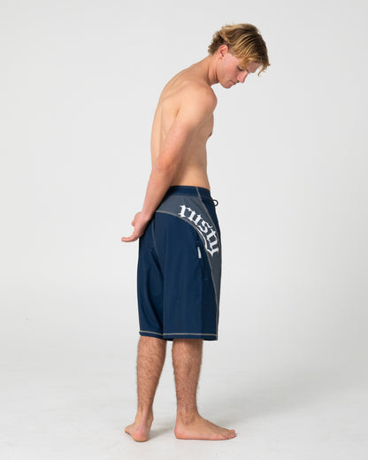 Boardshort Tribalay Fixed Waist Navy Blue