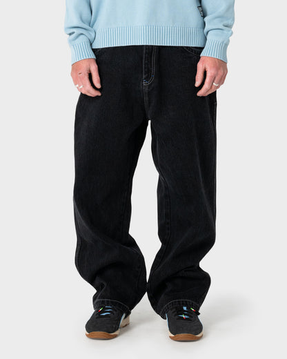 Jean Turbo 2.0 Baggy Black Out/Blue