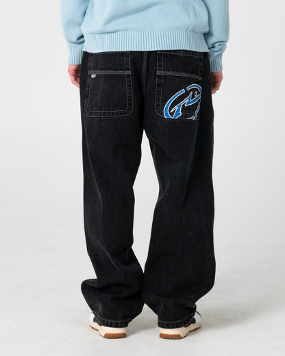 Jean Turbo 2.0 Baggy Black Out/Blue