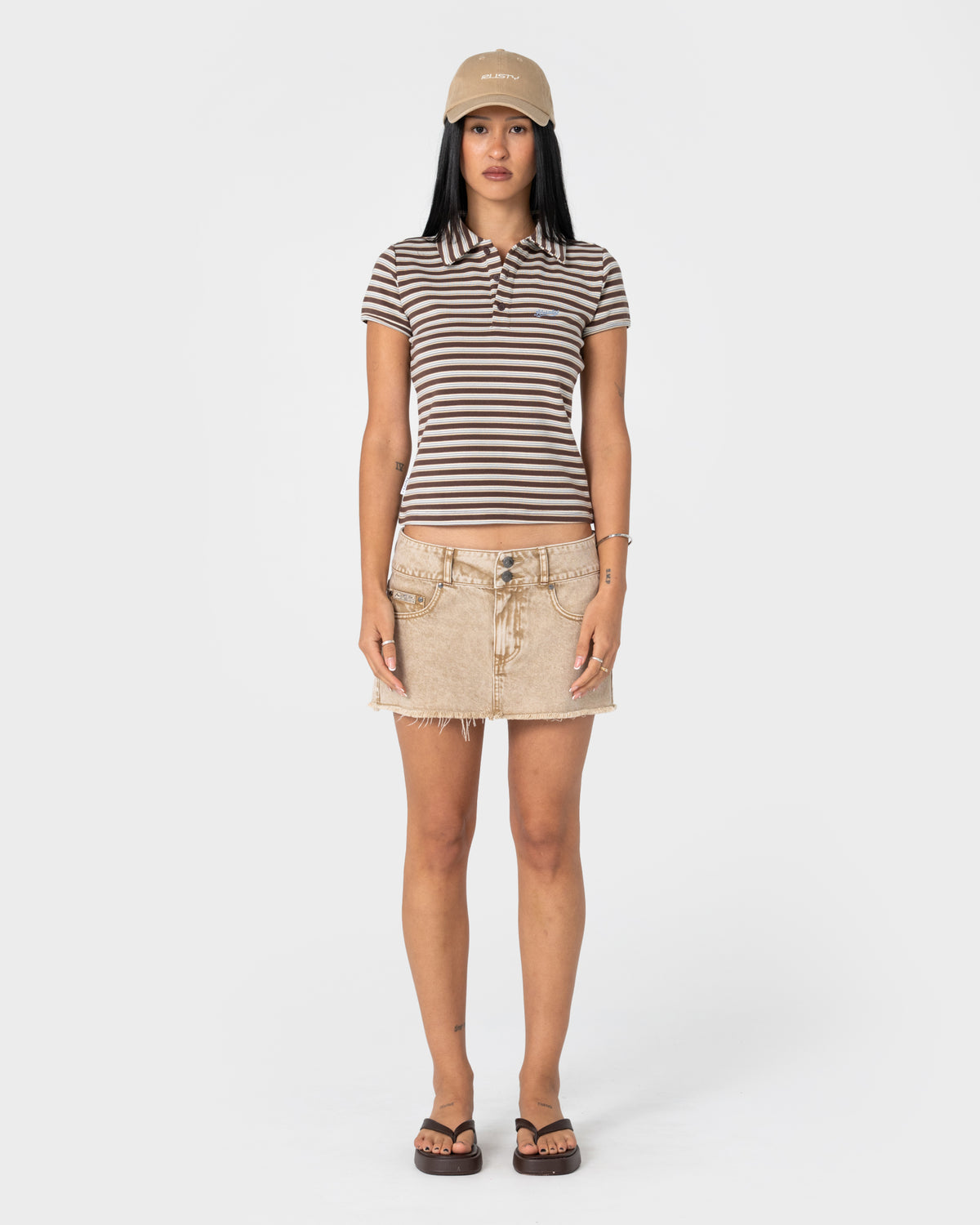 Gorra Crush 6 Panel Light Khaki