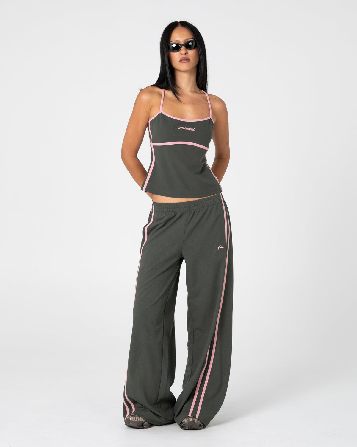 Pantalon Sister Bronson Low Rise Wide Leg Savanna/Pink A Boo