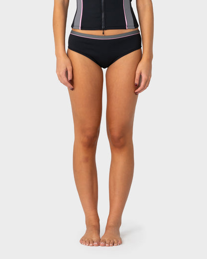 Bikini Farrah Booty Bikini Bottom Black/Pink