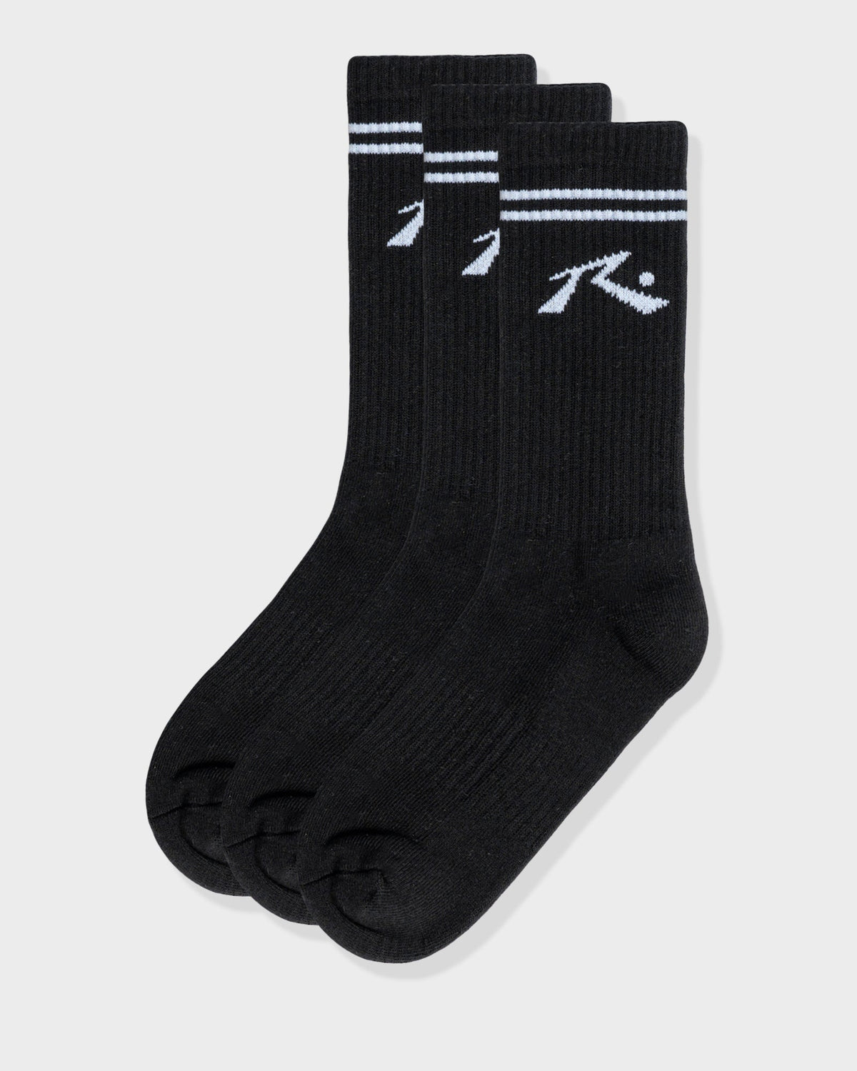Medias Comp Mid Calf 3-Sock Pack Black