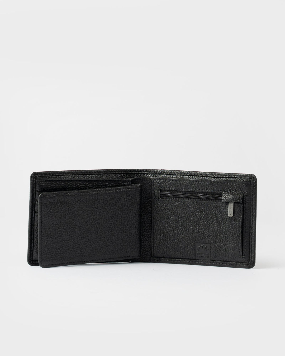 Billetera High River 3 Leather Black