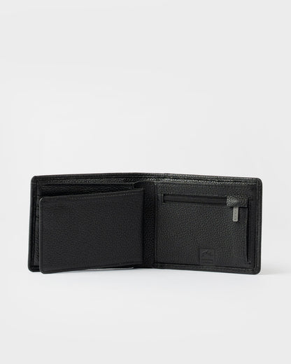 Billetera High River 3 Leather Black