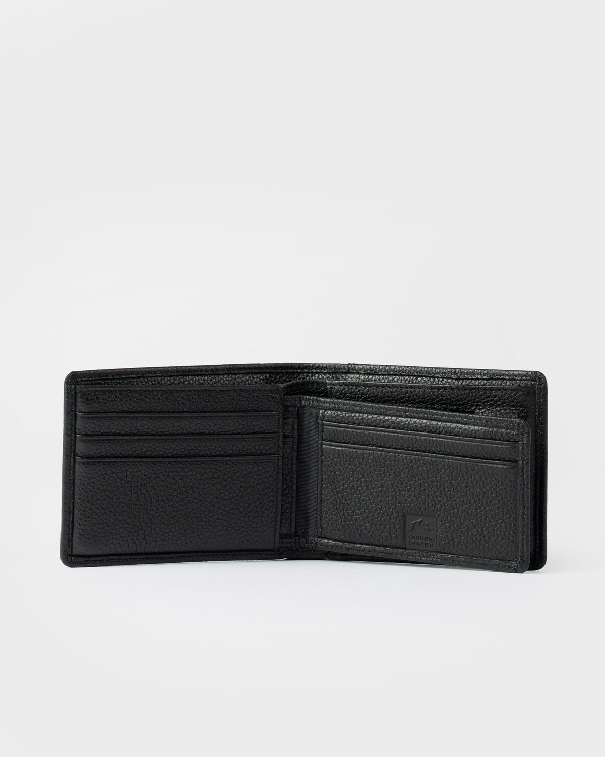 Billetera High River 3 Leather Black