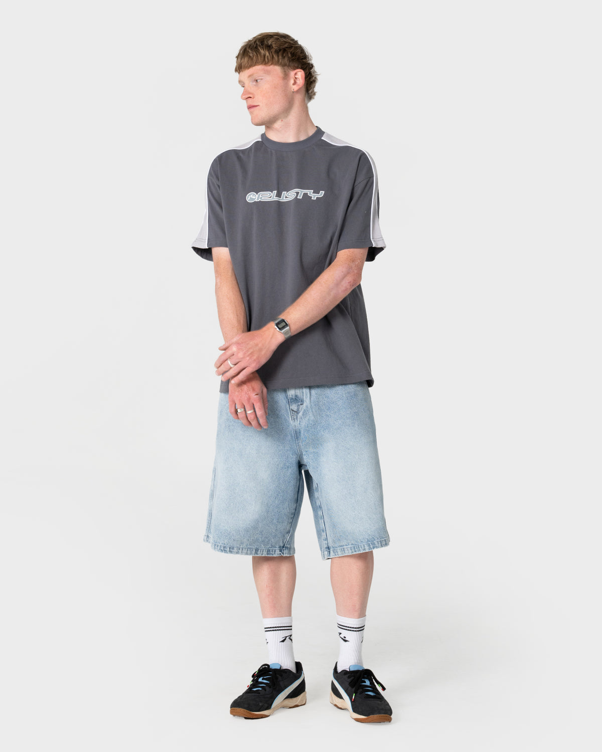 Short Yowie 2.0 Wide Baggy Blasted True Blue
