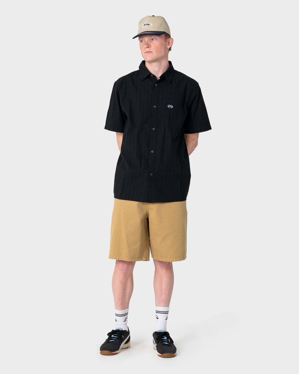 Camisa Datsun Classic Short Sleeve Black