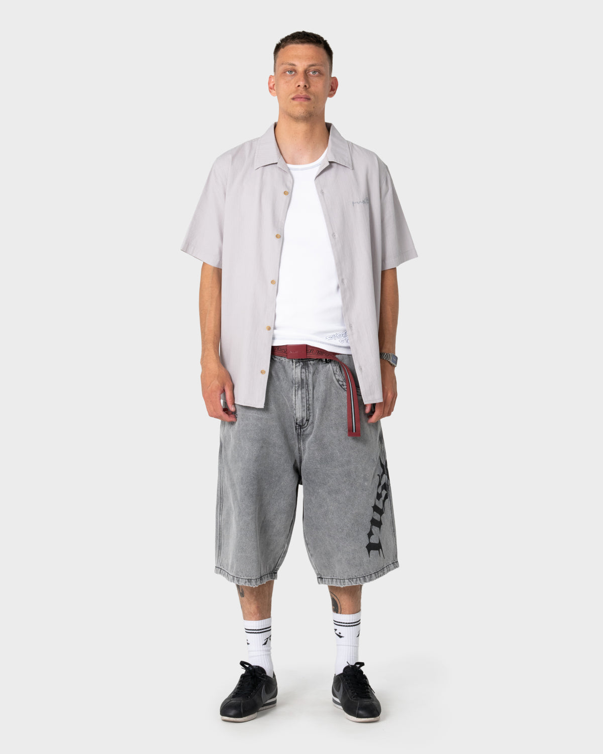 Camisa Diego Short Sleeve Ultimate Grey