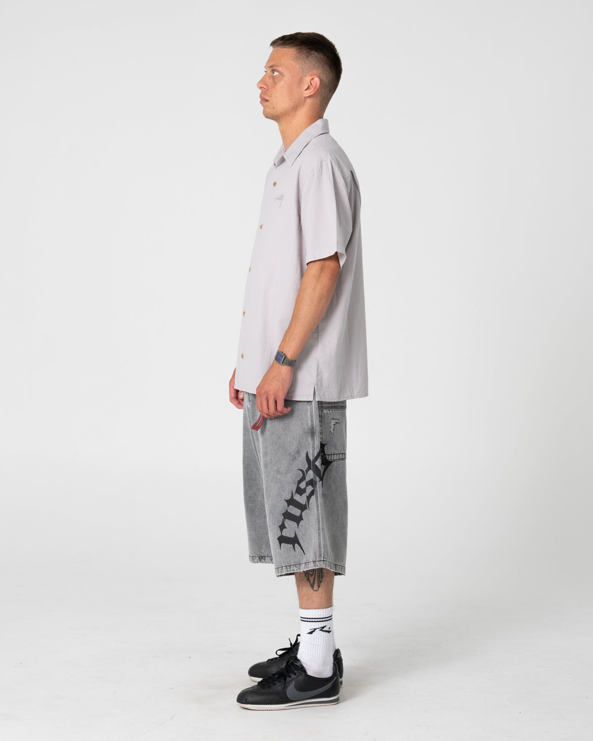 Camisa Diego Short Sleeve Ultimate Grey