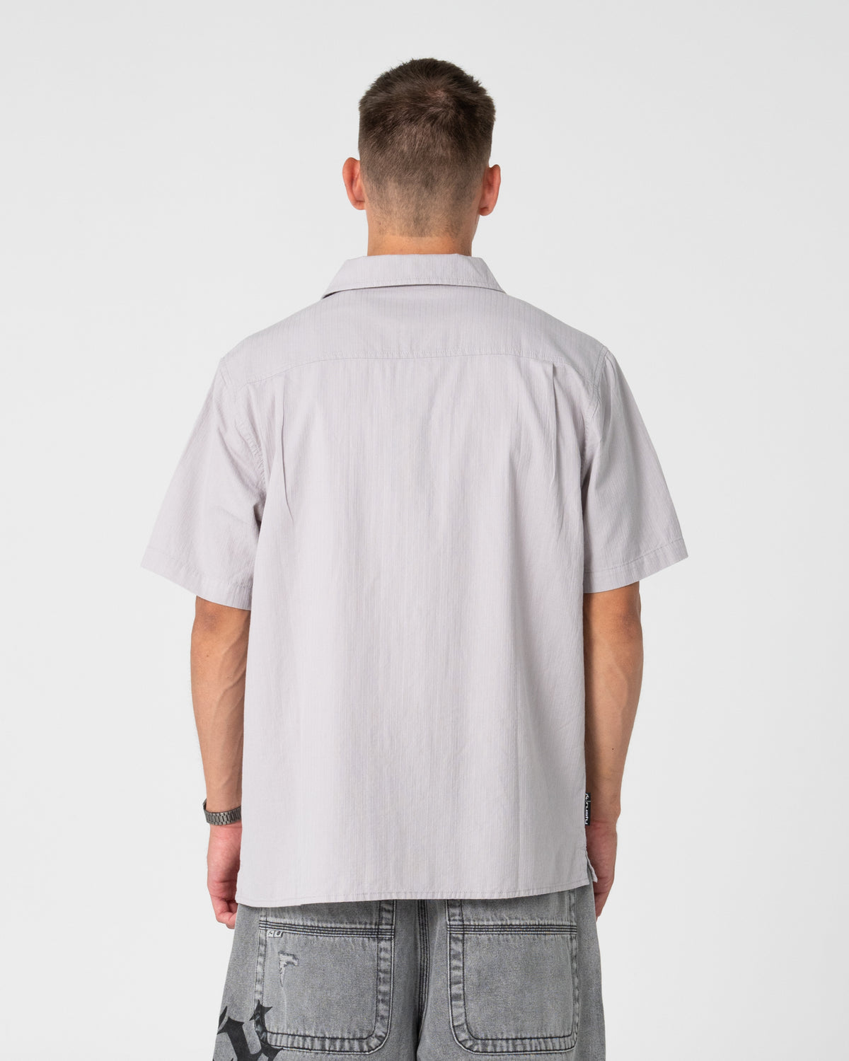 Camisa Diego Short Sleeve Ultimate Grey