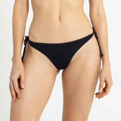 Bikini Pant Sandalwood Brazilian Ties Black