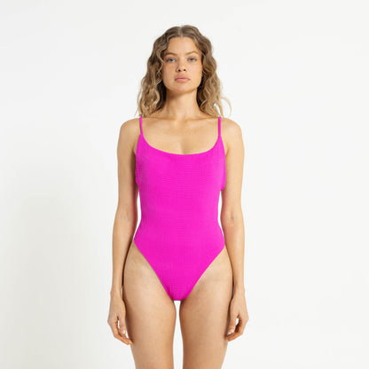 Bikini Sandalwood Hi Leg One Piece Fuchsia