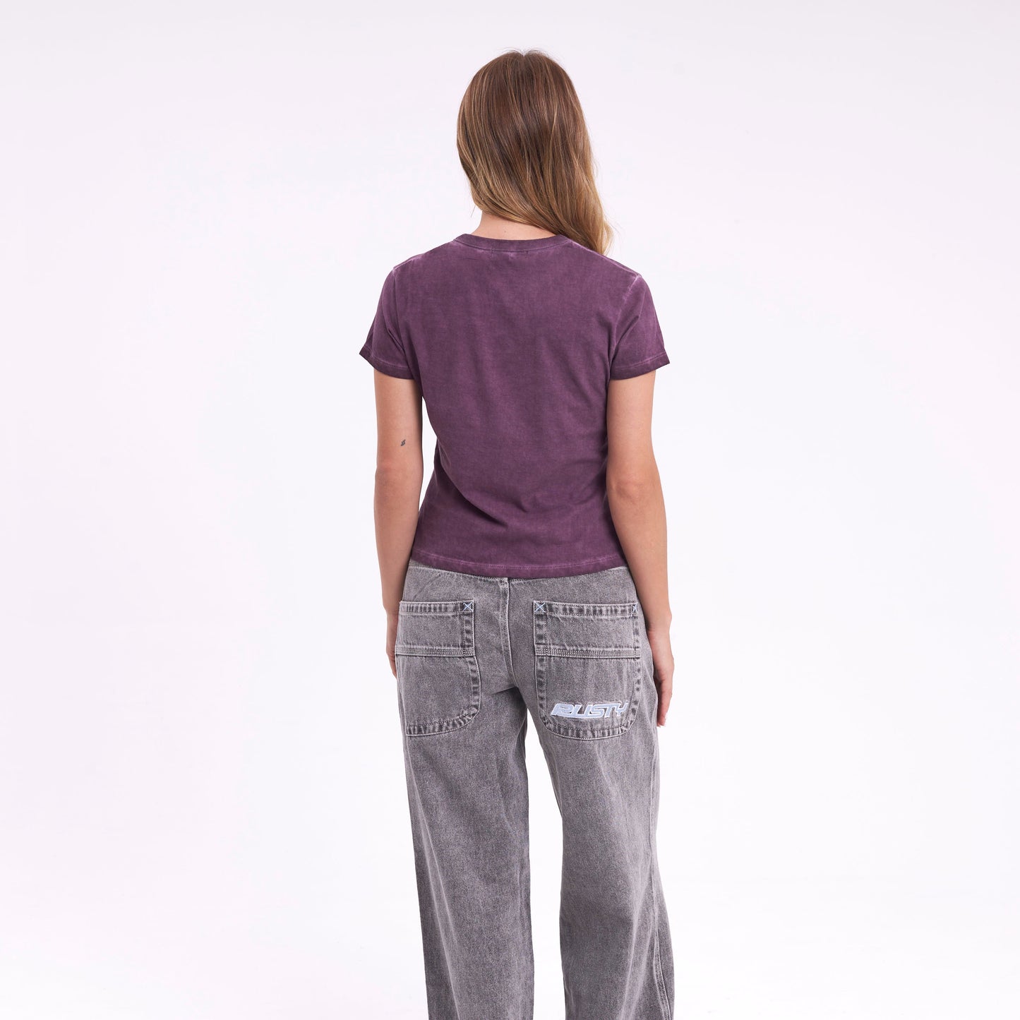 Remera Scrappy Relaxed Mini Burgundy