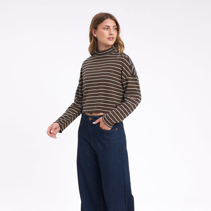 Fashion Top Shadow Chestnuit