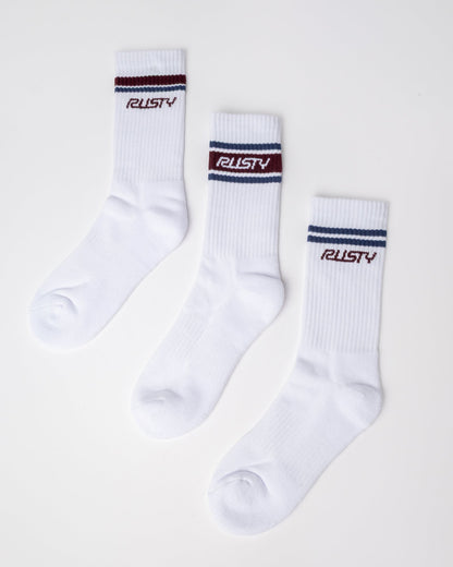 Medias Shake Up 3-Sock Pack White