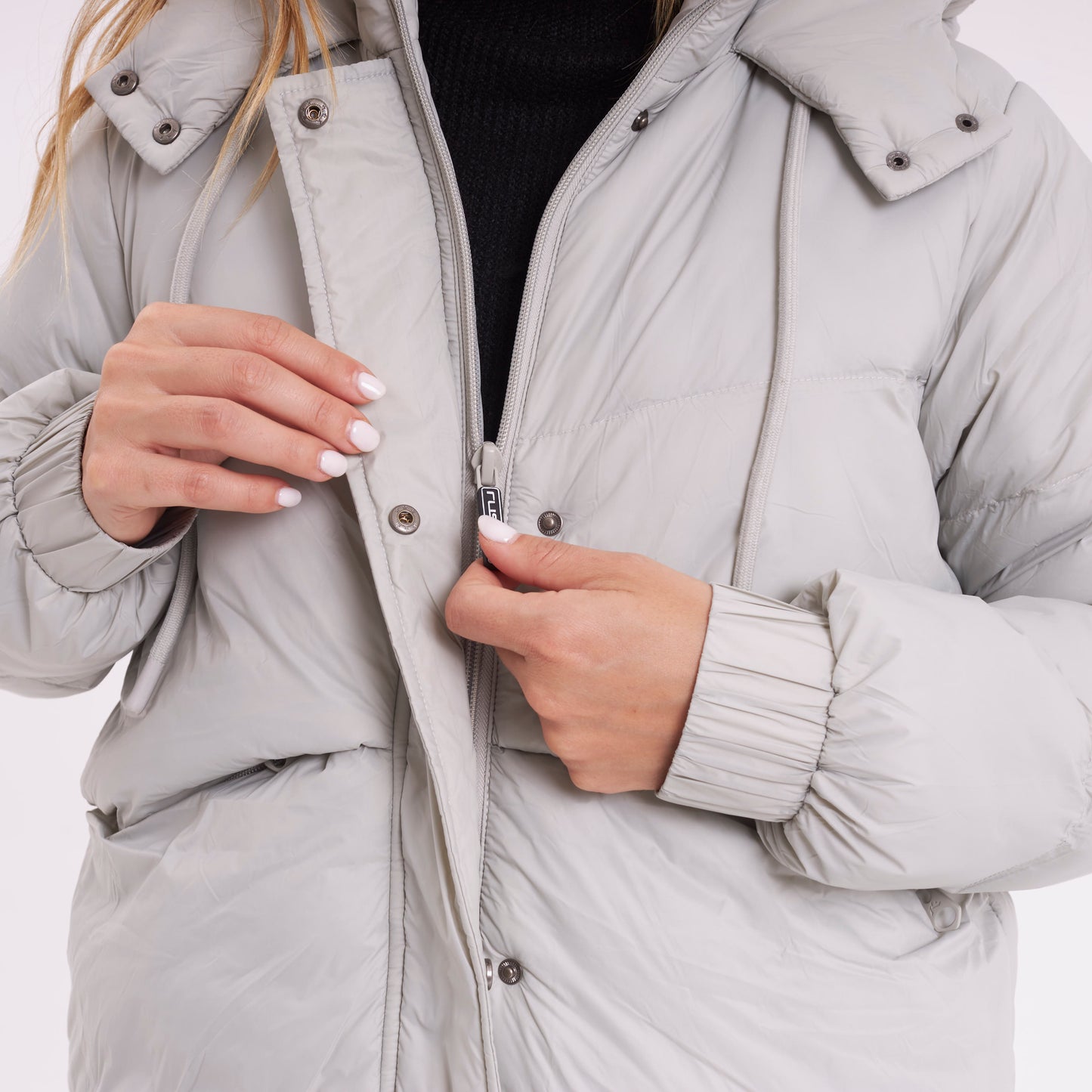 Campera Abrigo Shallow Long Coat Mirage Gray