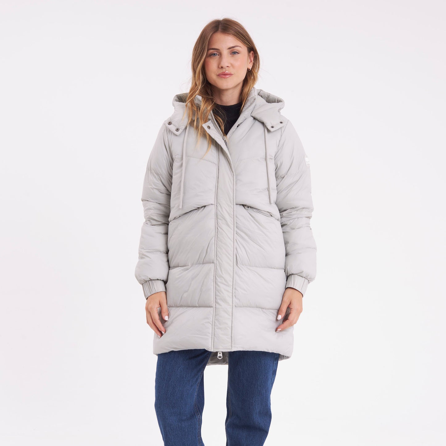 Campera Abrigo Shallow Long Coat Mirage Gray