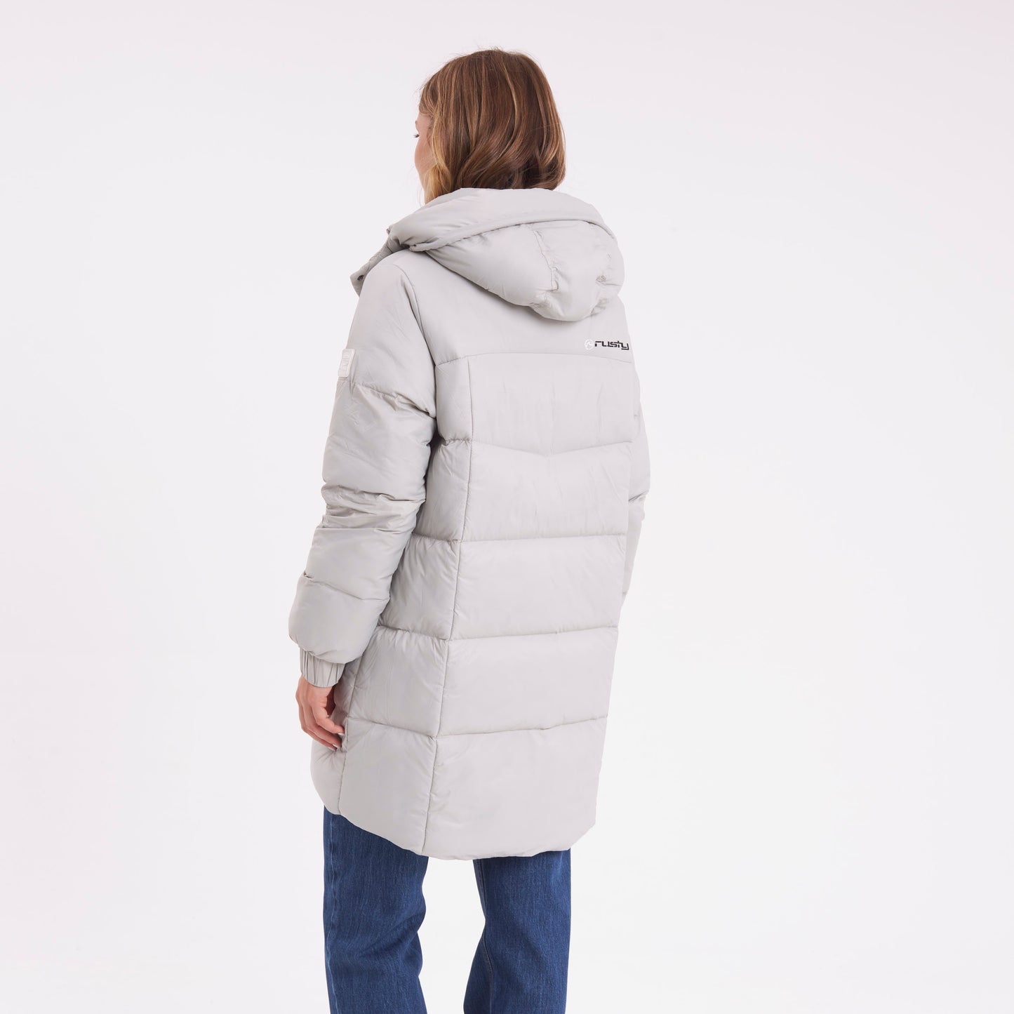 Campera Abrigo Shallow Long Coat Mirage Gray