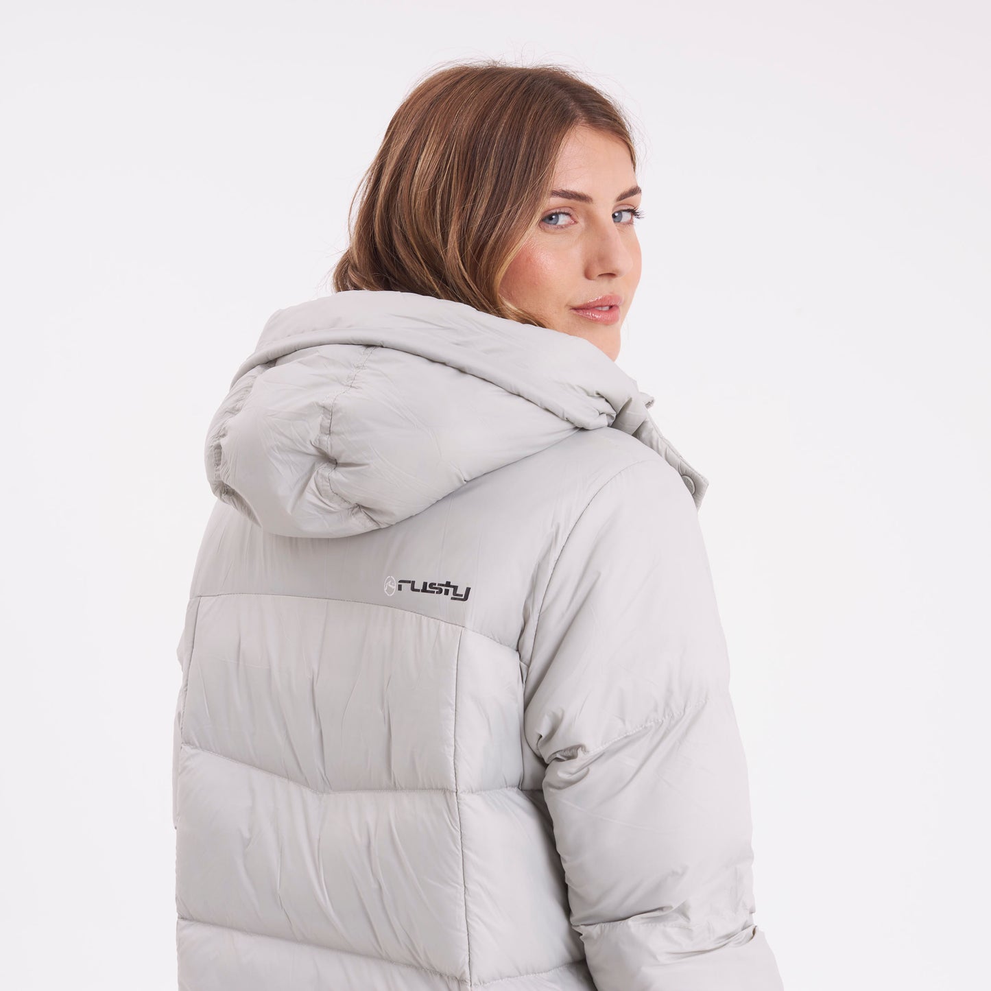 Campera Abrigo Shallow Long Coat Mirage Gray