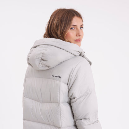 Campera Abrigo Shallow Long Coat Mirage Gray