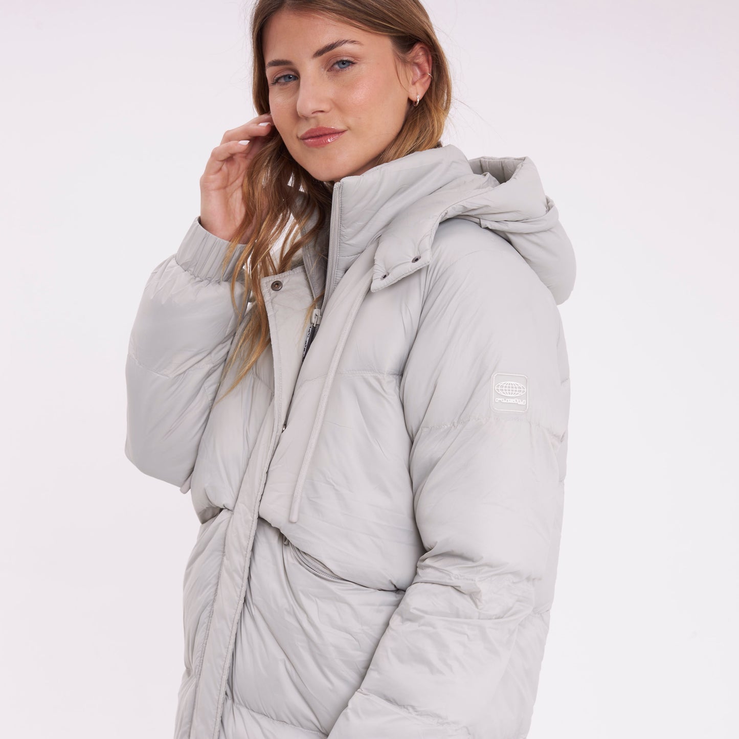 Campera Abrigo Shallow Long Coat Mirage Gray