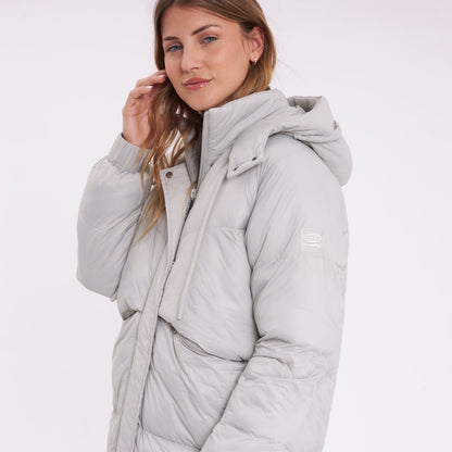 Campera Abrigo Shallow Long Coat Mirage Gray