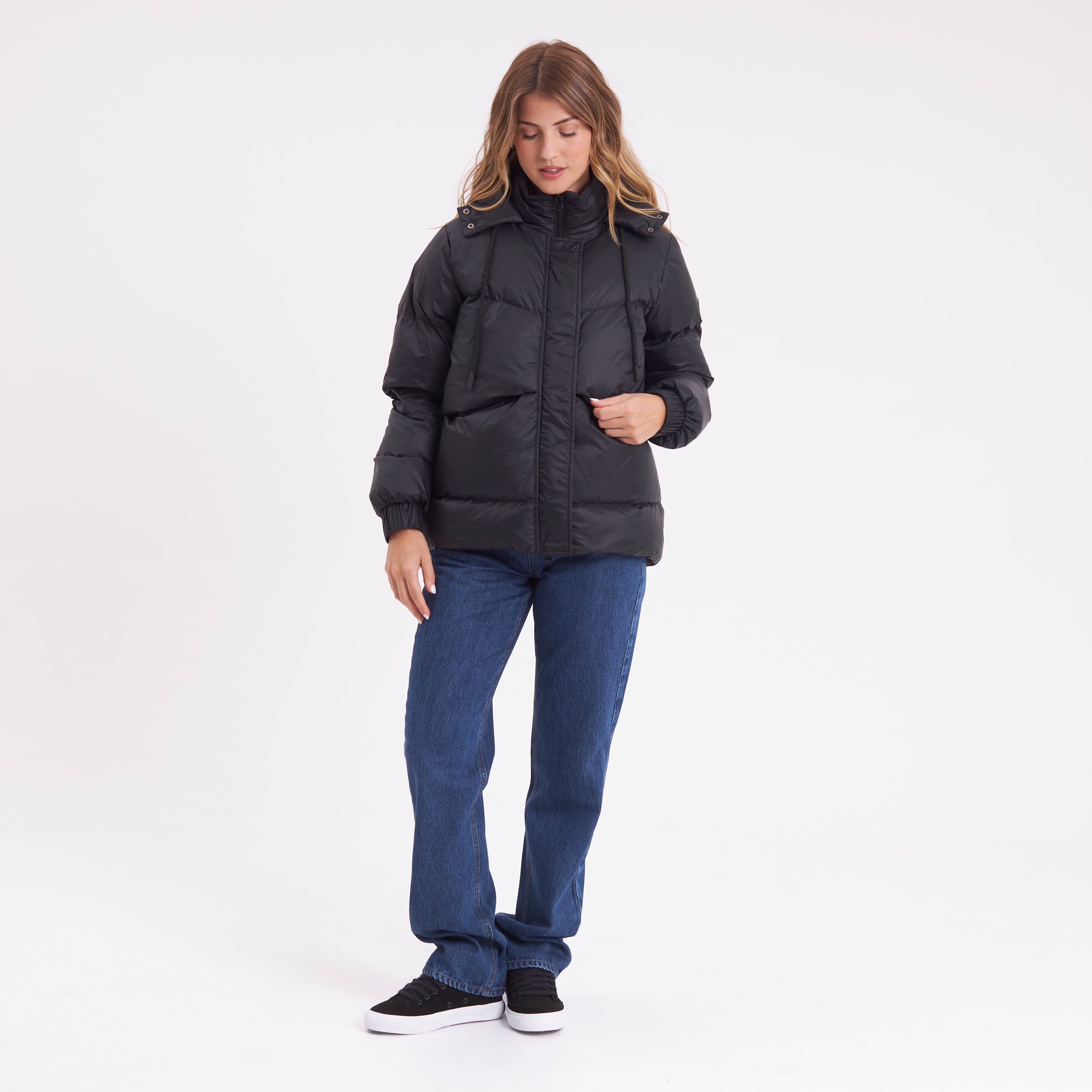 Campera Abrigo Shallow Coat Black