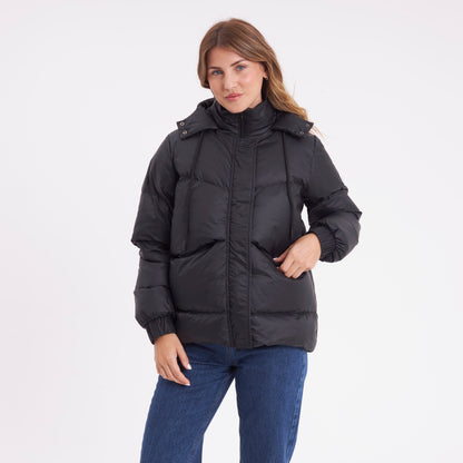 Campera Abrigo Shallow Coat Black